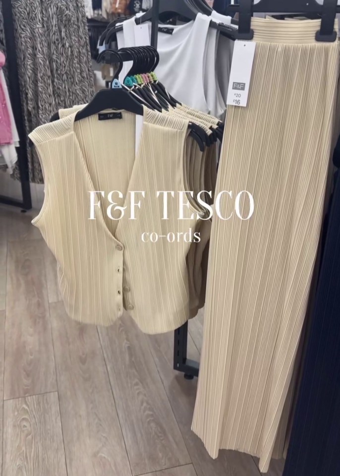 As Tesco don't sell the F+F range online, you'll have to visit your local store to bag this fashion find