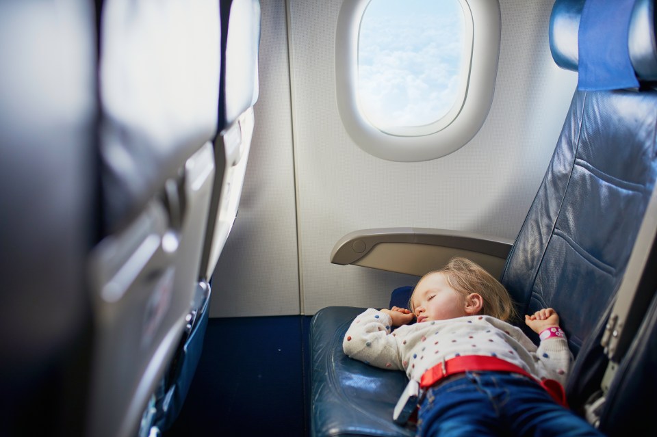 Flying with children can be a challenge (stock image)