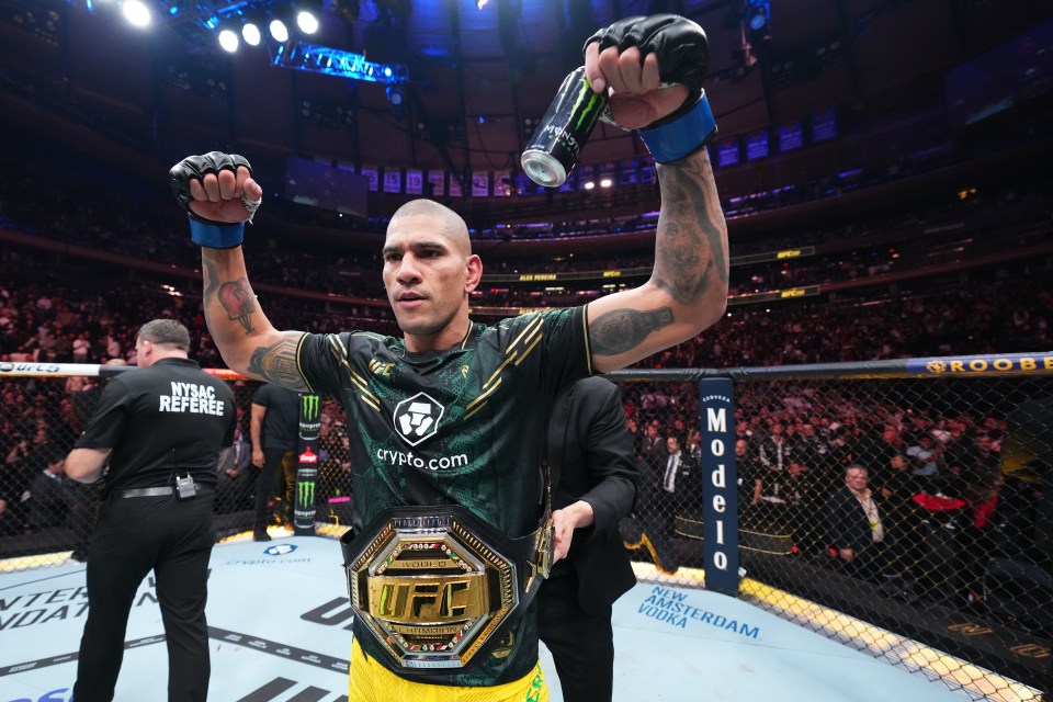 The Brazilian became the fastest two-division champ in UFC history last November