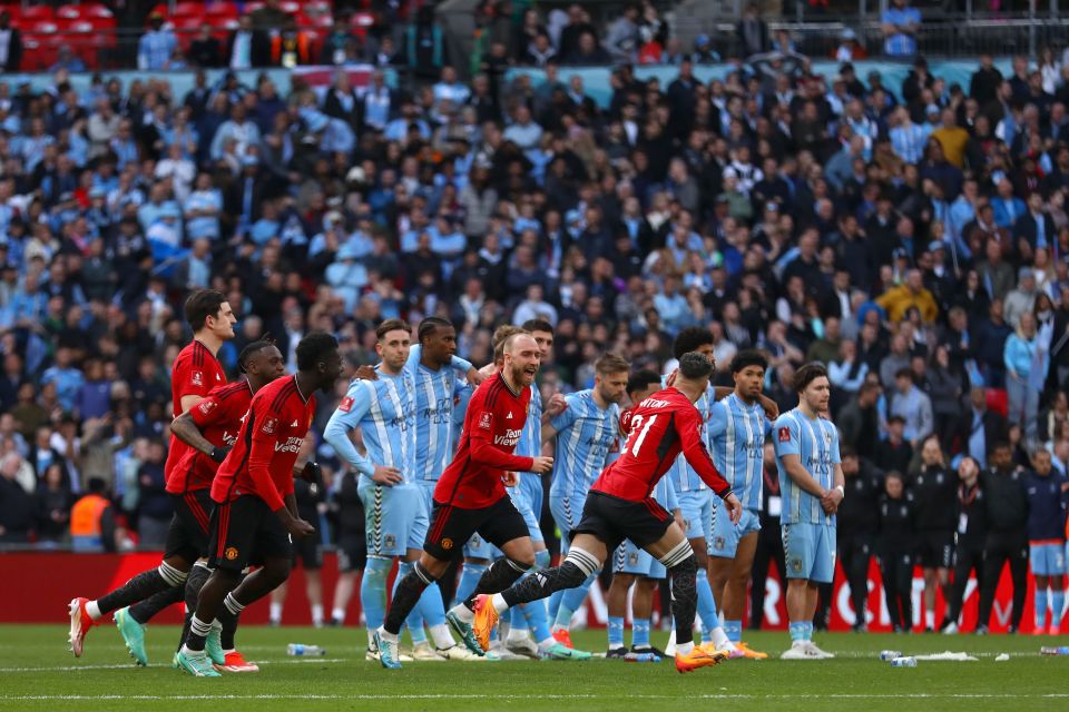 Antony cupped his ears as Man Utd avoided an embarrassing defeat