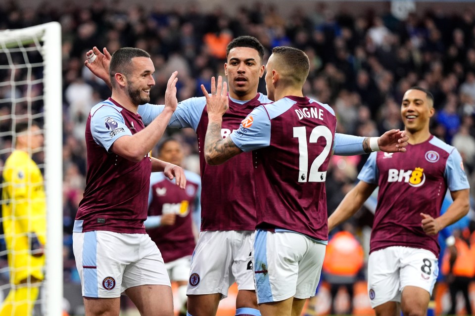 Aston Villa raced out of the traps