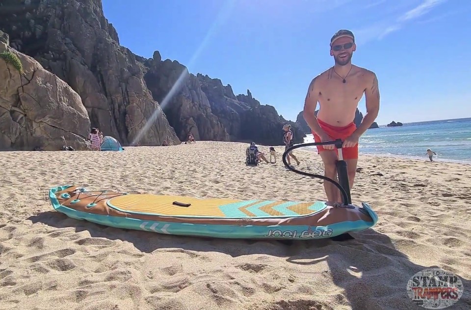 Another influencer filmed himself walking along a nudist beach in Cornwall