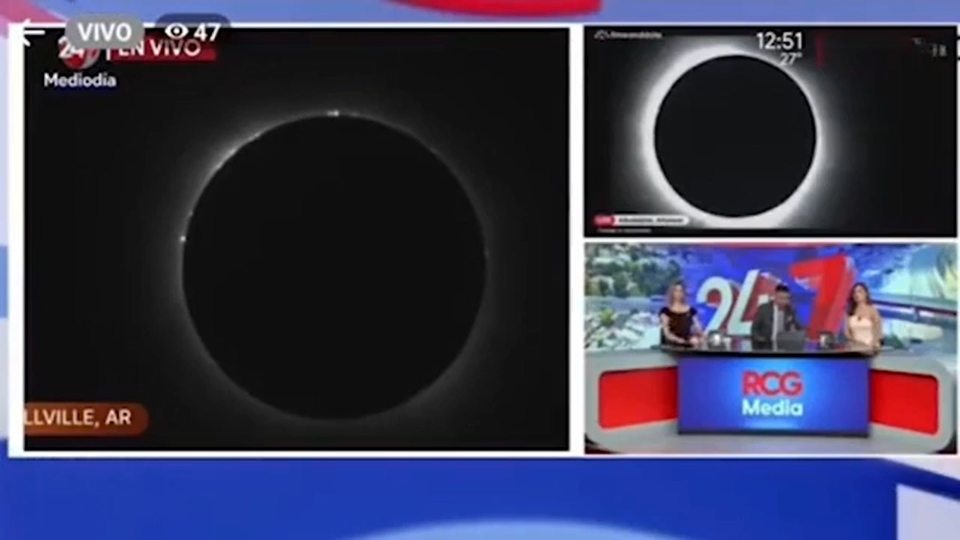 Three TV hosts were presenting a segment about the solar eclipse when their network made a viral blunder