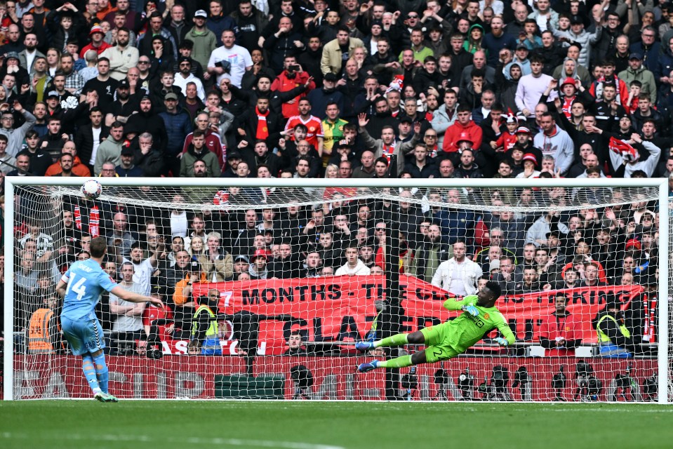 Ben Sheaf then skied his penalty to hand United the opportunity to win it