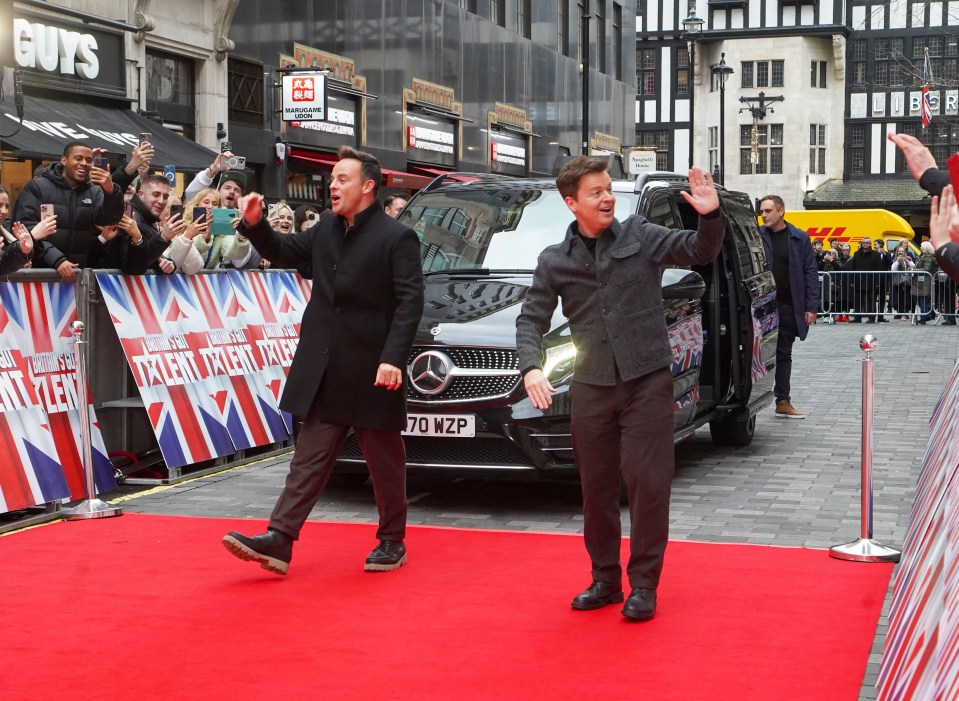 They will be back on TV this weekend to host Britain's Got Talent