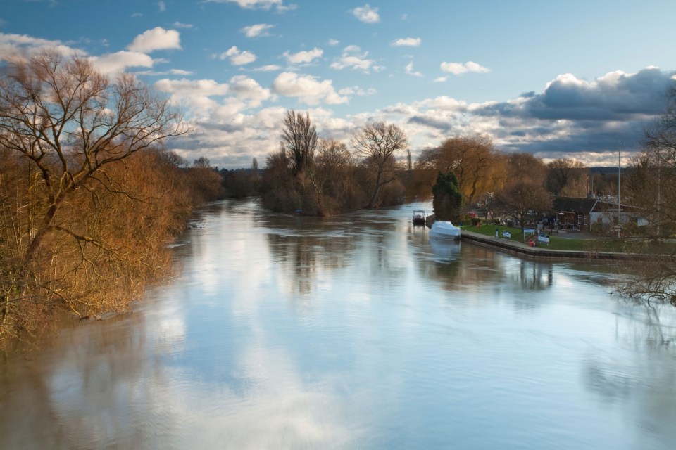 The village is a riverside Idyll in Berkshire