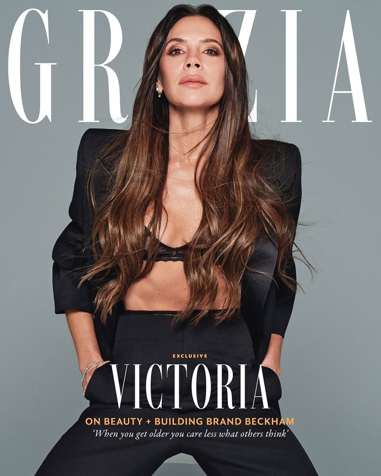 Victoria revealed the latest on her diet and fitness in an interview with Grazia