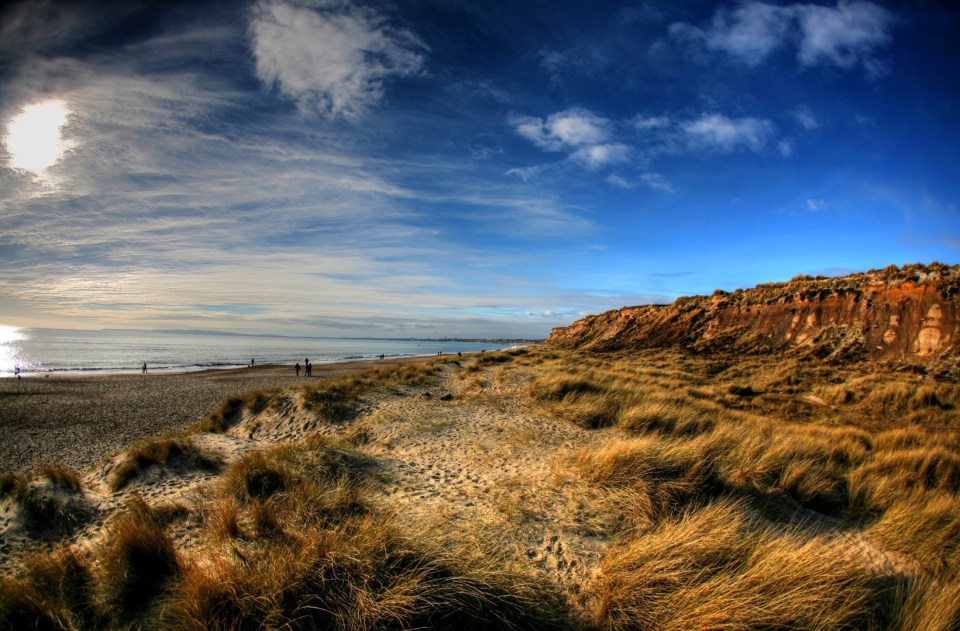 Hengistbury Head nature reserve, with its wild grass dunes wide variety of wildlife is a great free activity for kids and the beach is uncrowded even in mid-summer