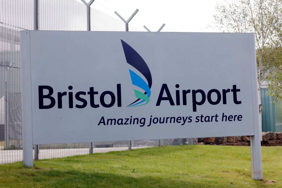 Bristol Airport slapped a man with a £100 fine after his wife hopped out of the car