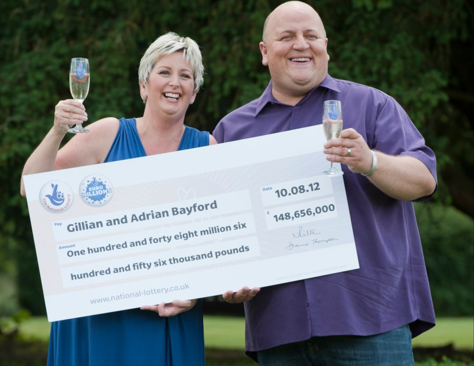 The former postman split with wife Gillian after scooping a £148million EuroMillions prize