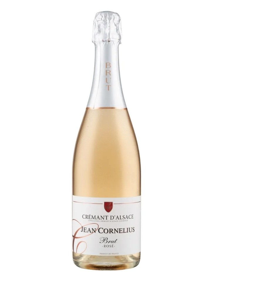 The Jean Cornelius Cremant Alsace has subtle notes of strawberry and lemon