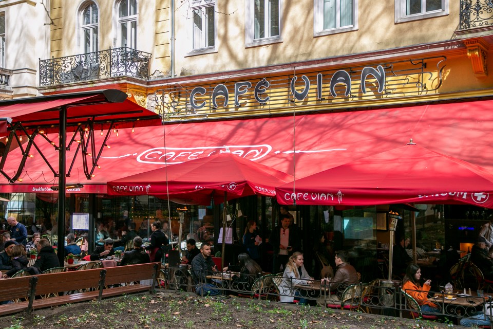 The city's bustling restaurants are cafes are popular with both tourists and adult entertainers