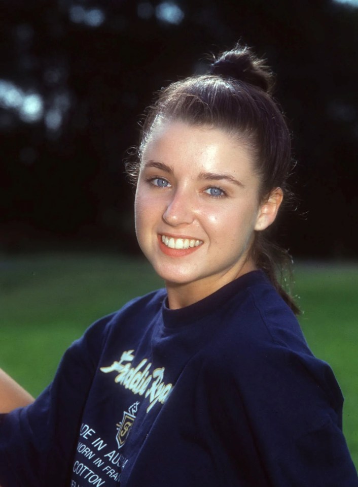 Dannii shot to fame at the end of the 80s when she appeared on Home and Away