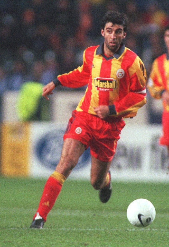 Galatasaray legend Sukur scored 295 goals for the Turkish giants