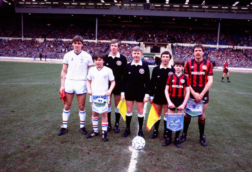 Alan Saunders was the referee 'having fun' during the Wembley showdown