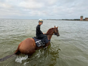 The Sardinian-born jockey who had over 100 winners in Britain appeared to be loving his new life Down Under, as this, his final photo posted to Instagram, showed