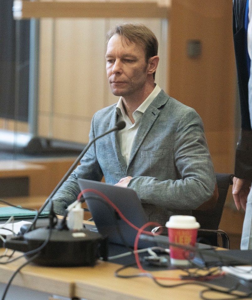 Christian Brueckner pictured arriving into court for today's hearing