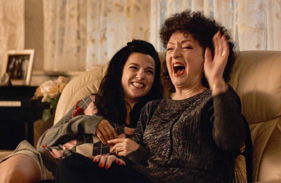 The movie shows the bond between Amy and Lesley Manville’s Cynthia