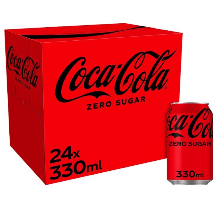 You can get 24 cans of Coke Zero for just £6 with a Tesco Clubcard