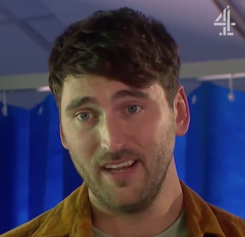 Hollyoaks fans will recognise the actor as Damon Kinsella