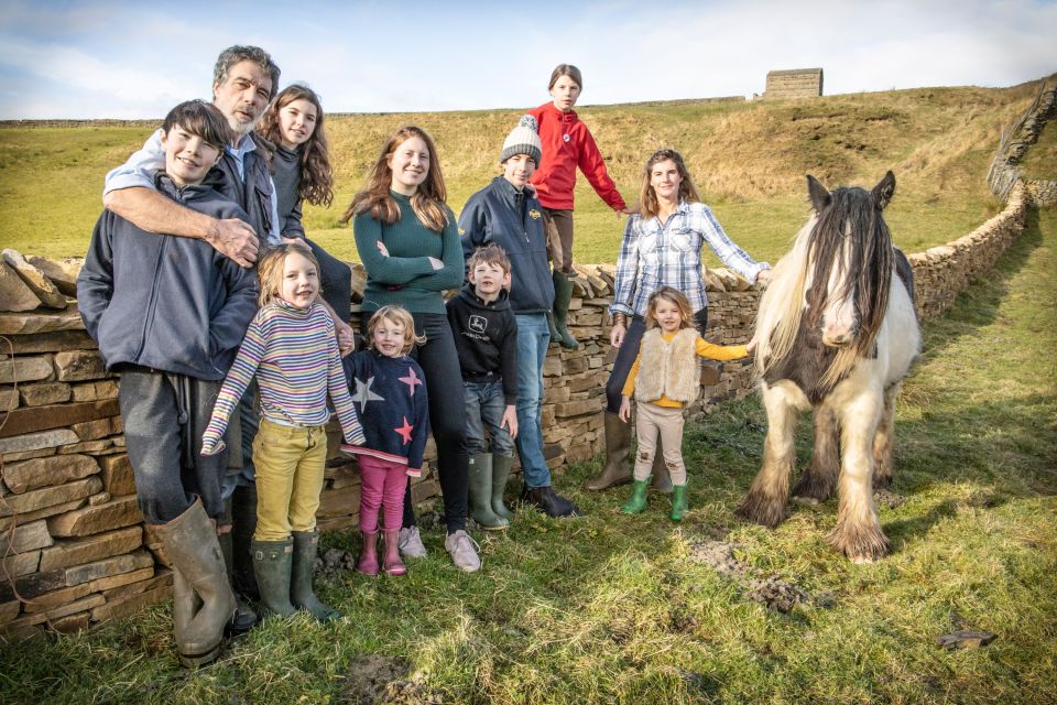 Our Yorkshire Farm featured Clive, Amanda and their nine children