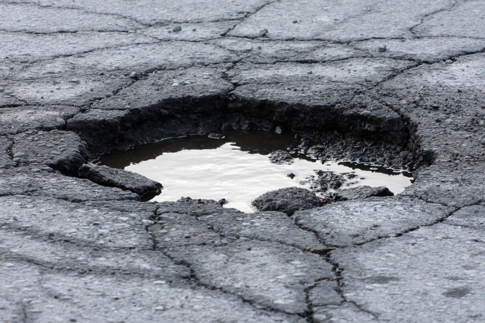 Road craters cost the taxpayer £56 million last year