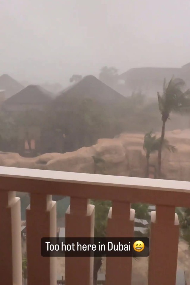 It came as their dream vacation turned to a 'nightmare' in the worst storm in Dubai in 75 years