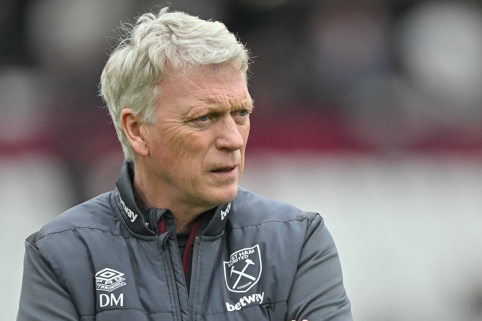 West Ham manager David Moyes' contract runs out in the summer