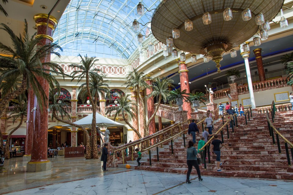 The famous Trafford Centre, home Selfridges to Zara and John Lewis to H&M