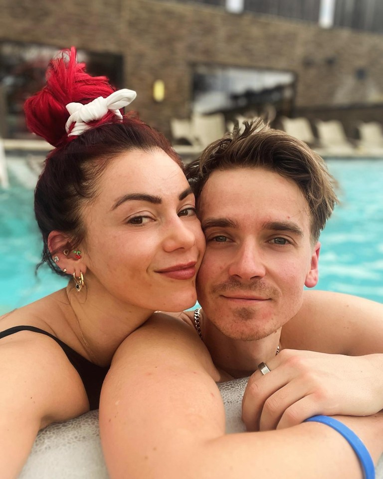 Dianne Buswell and Joe Sugg looked happier than ever during a romantic spa break