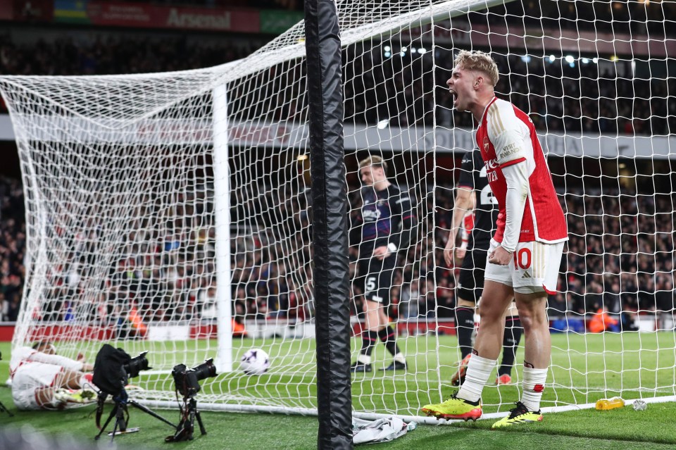 Emile Smith Rowe repaid his rare starting opportunity by setting up the second goal