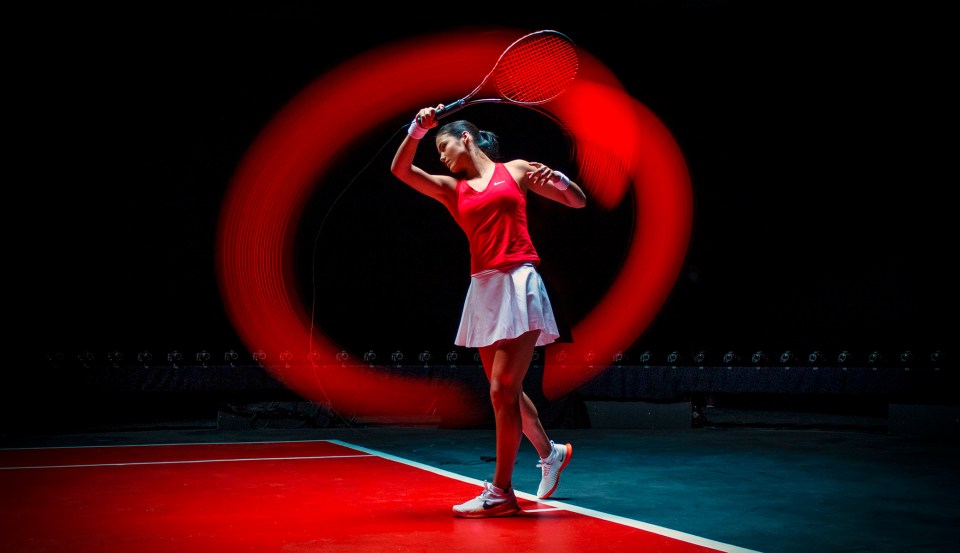 The tennis star is raking in cash - pictured here in a campaign for Vodaphone