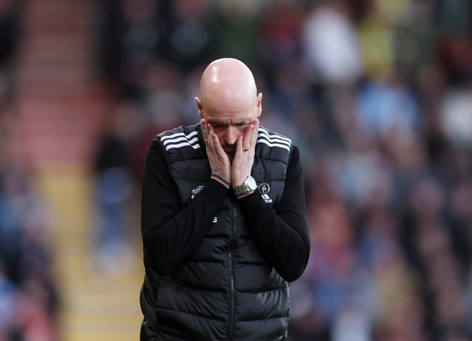 Erik ten Hag subbed the winger off at half-time in the draw to Bournemouth