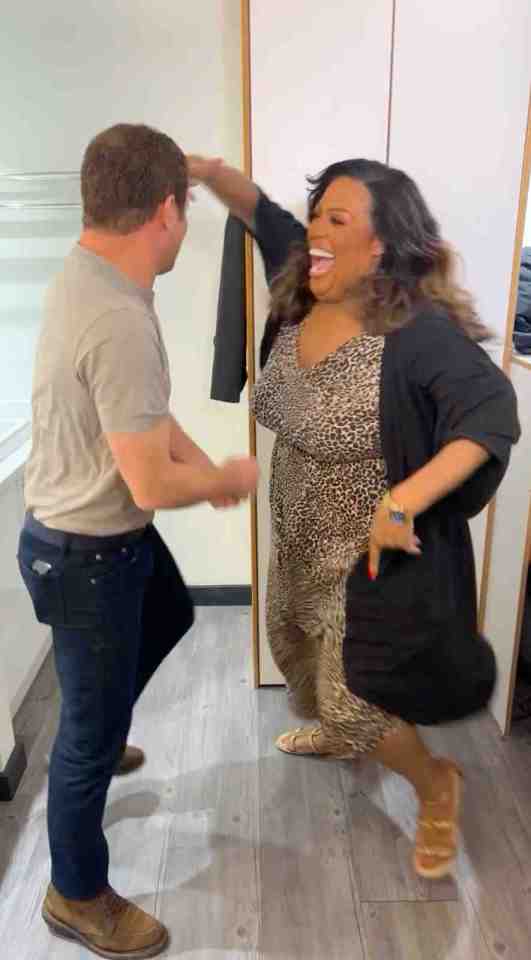 This Morning’s Alison Hammond and Dermot O’Leary dance before the show