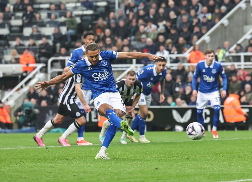 A commentator burst into song after Dominic Calvert-Lewin scored for Everton