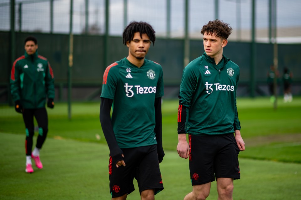 Louis Jackson (right) has been called up to the squad as an emergency option