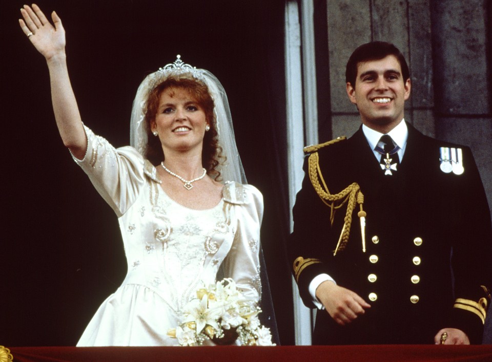 Prince Andrew and Fergie married at Westminster Abbey in July 1986