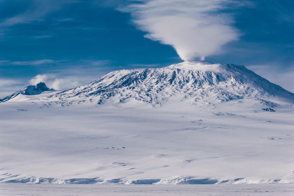 The Air New Zealand flight flew into Mount Erebus volcano on Antarctica's Ross Island