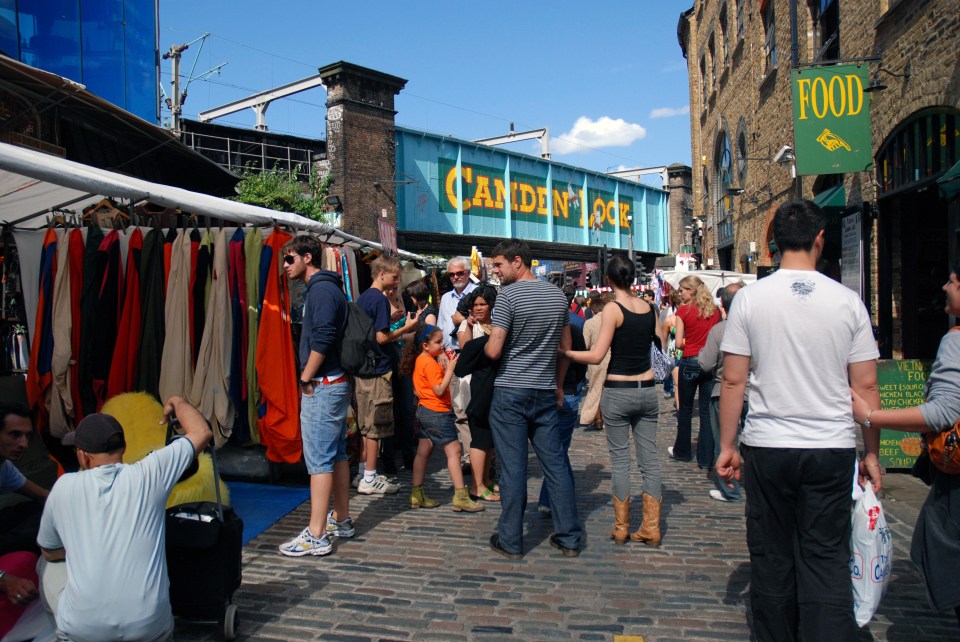 Camden Market has its fair share of musical heritage - and Taylor fell in love with the area