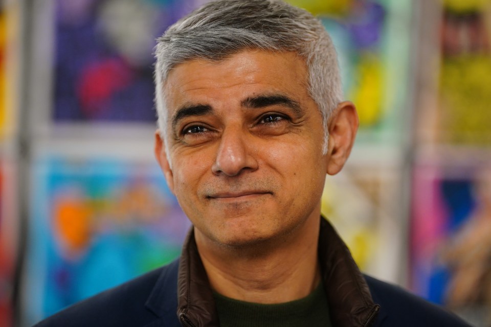 Incumbent Labour Mayor of London Sadiq Khan