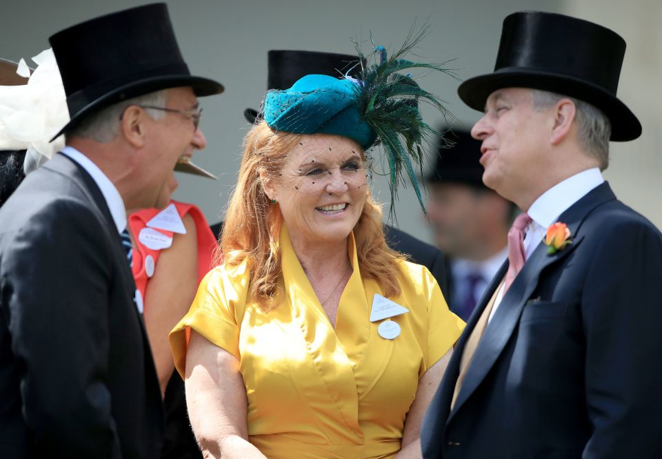 The Duke and Duchess of York at the Royal Ascot in 2019