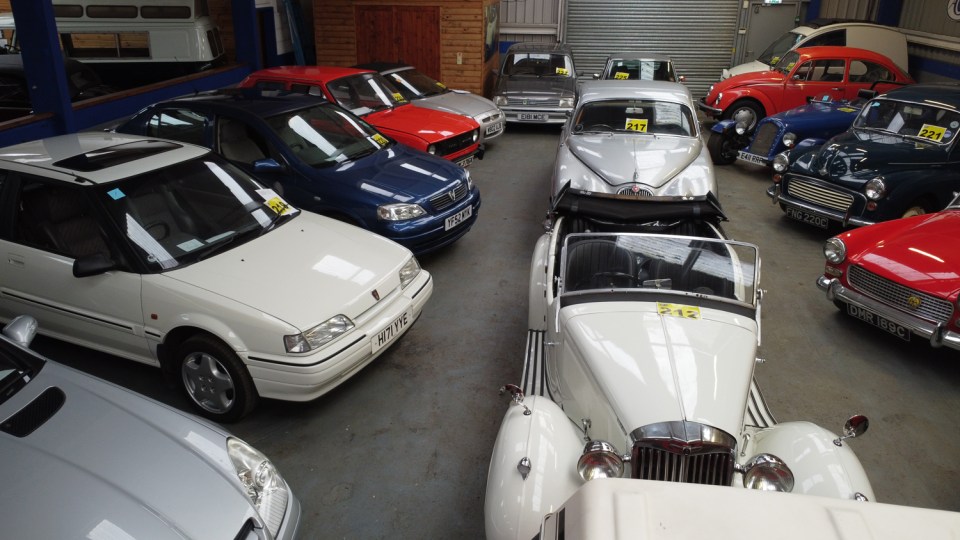 The Skoda was part of a two-day classic car auction where more than 250 cars were for sale