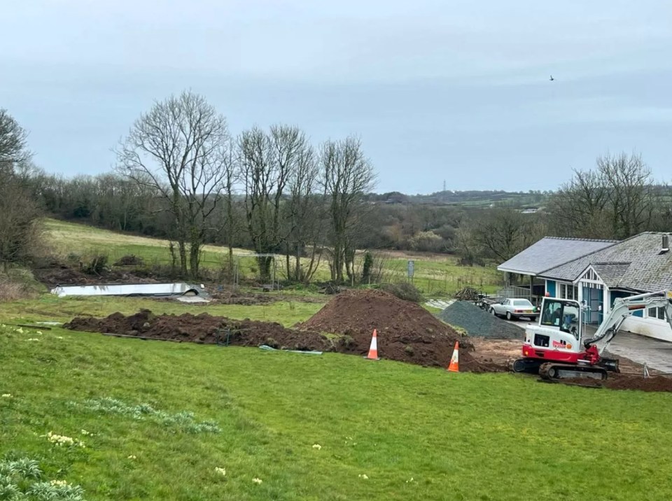 Work is already underway at the golf course