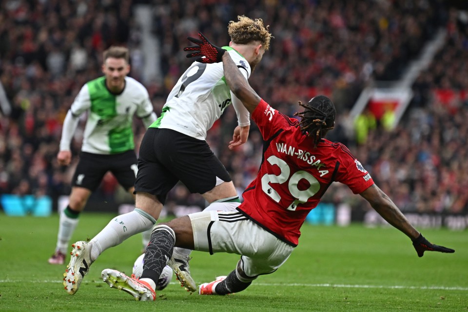 Aaron Wan-Bissaka fouled Harvey Elliott in the box to award Liverpool a penalty