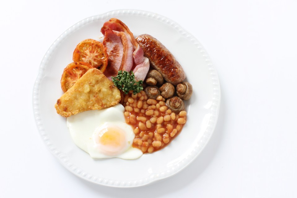 Young people fear a traditional English breakfast is too difficult to make