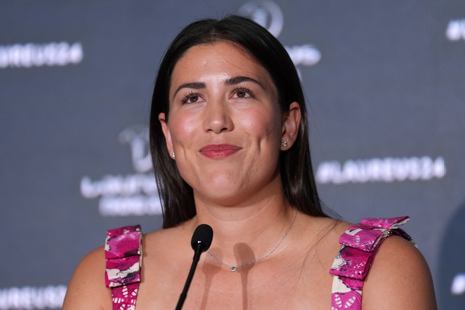 Muguruza announced her retirement at a press conference