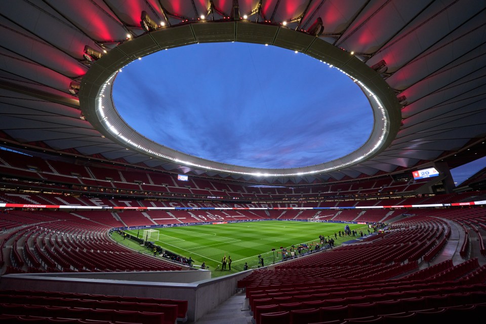 Atletico Madrid's welcome Borussia Dortmund to the 70,000-seater Metropolitano Stadium on Wednesday