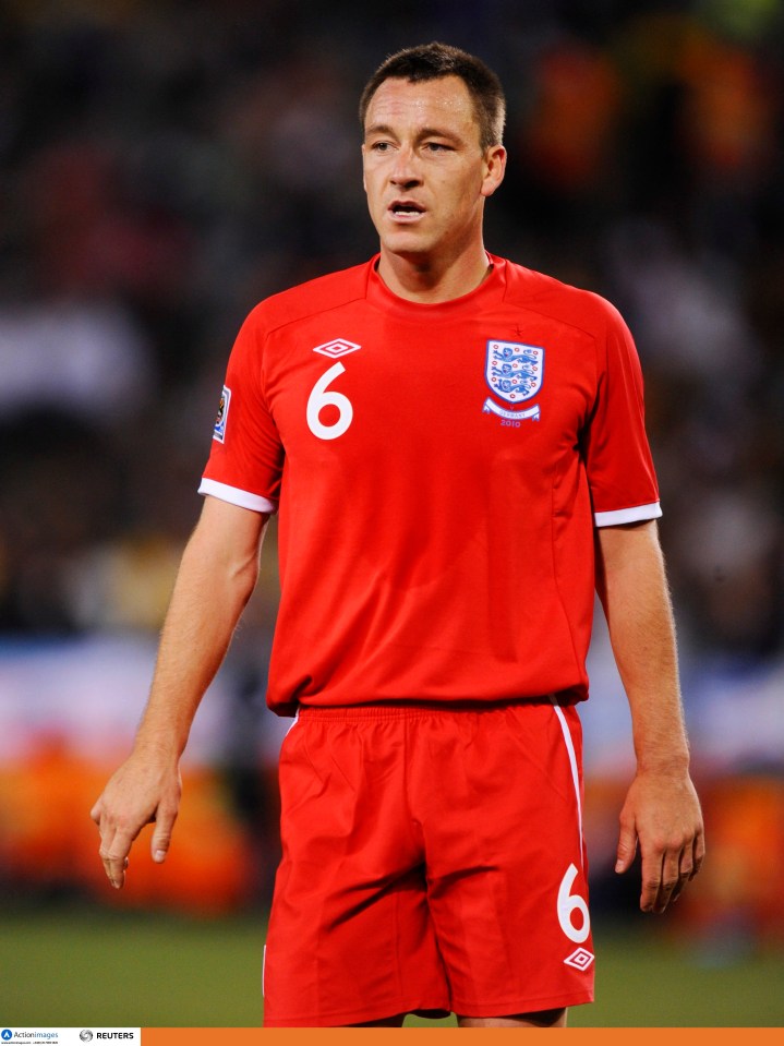 John Terry has blamed Marks & Spencer suits for England's  2010 World Cup exit