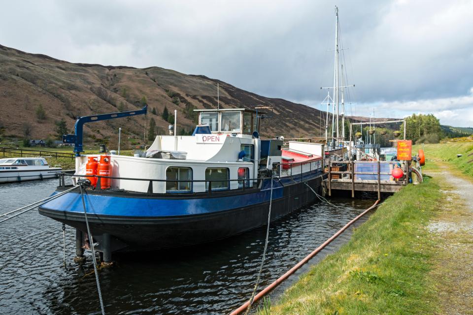 The Eagle Barge Inn is a pub on a converted canal boat