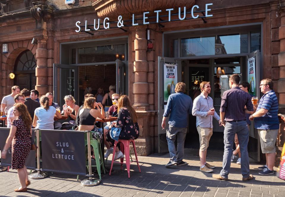 The Slug & Lettuce pubs are part of the Stonegate chain of pubs (file photo)